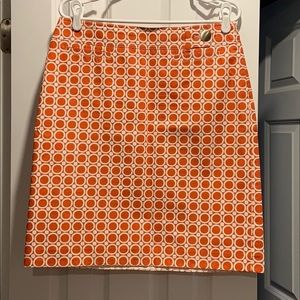Orange skirt